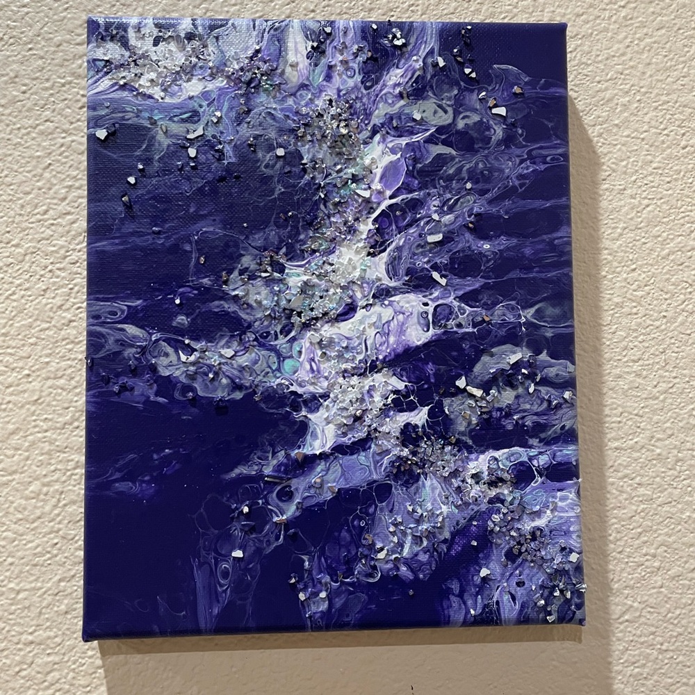 And made fluid art